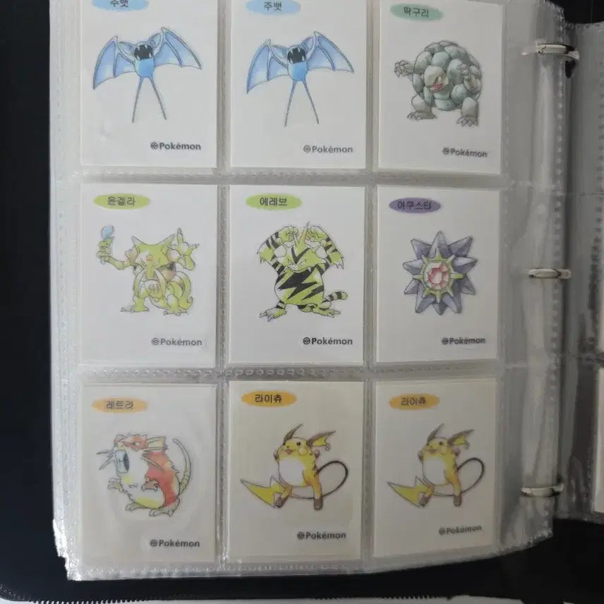 [BUNJANG] Pokemon Ttibusil Artwork Stickers (Gen 1) / 포켓몬 띠부씰 아트워크 아트웍 1세대 스티커