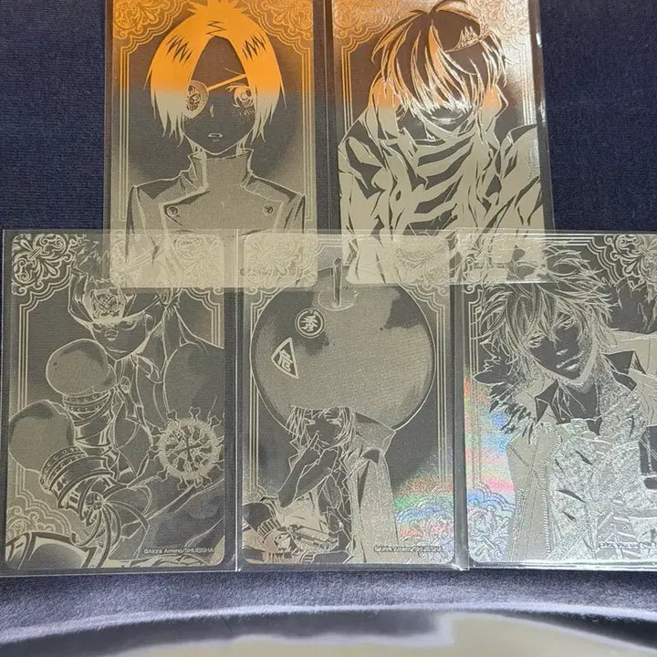 [BUNJANG] Reborn! Original Art Clear Card Set (5 Cards) / 가정교사 히트맨 리본 원화 클리어 카드 5장 세트입니다.