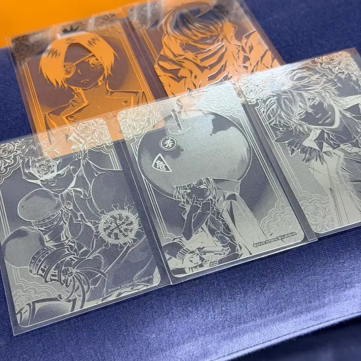 [BUNJANG] Reborn! Original Art Clear Card Set (5 Cards) / 가정교사 히트맨 리본 원화 클리어 카드 5장 세트입니다.