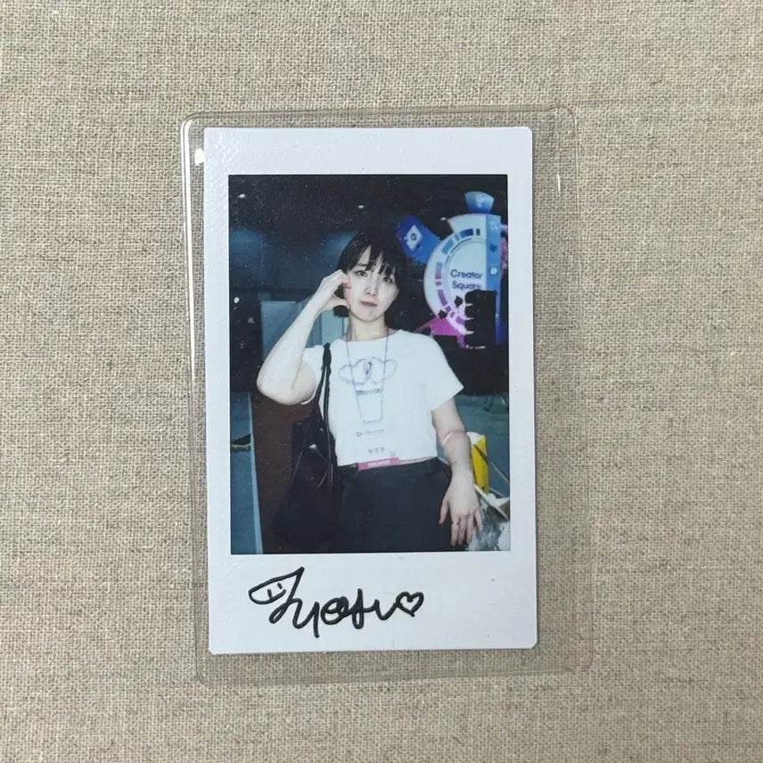 [BUNJANG] Bam Yang Gang Autographed Polaroid / 밤양갱 친필 싸인 폴라 260828 스트리머