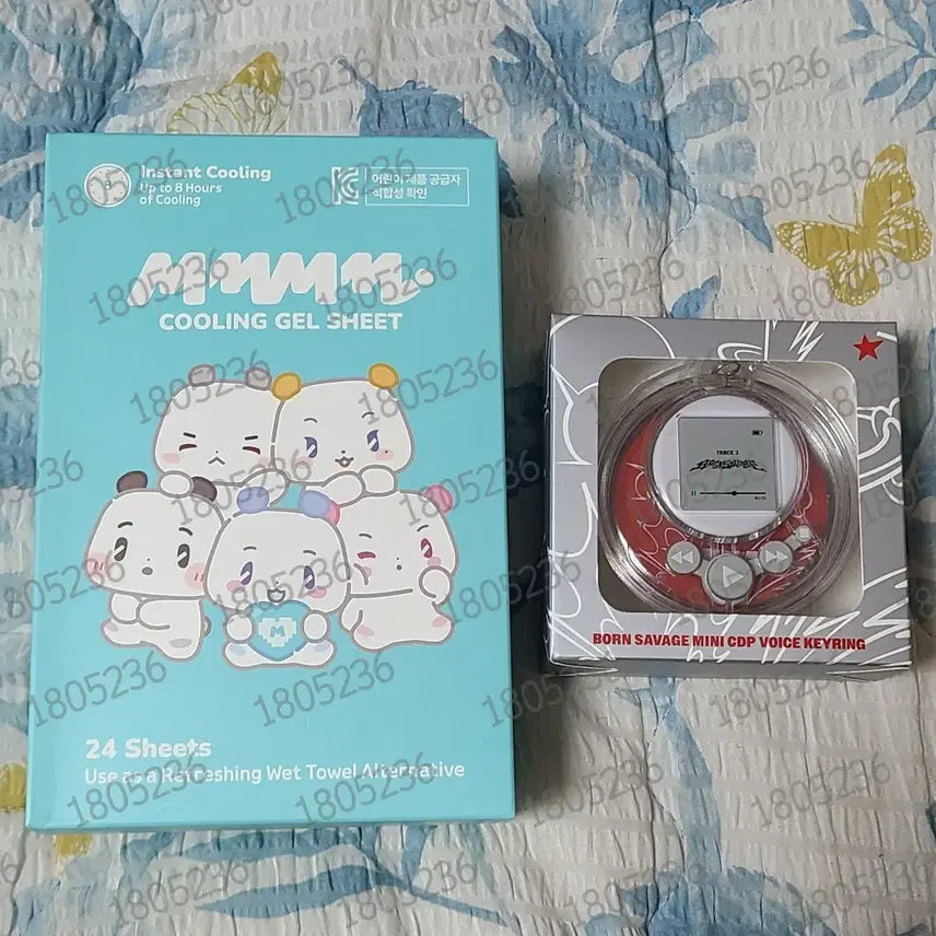 [BUNJANG] PLAVE Bon Sabi CDP Keyring Mmemimu Cooling Gel Sheet Bundle Set / 플레이브 본새비지 cdp 키링 므메미무 쿨링젤시트 일괄