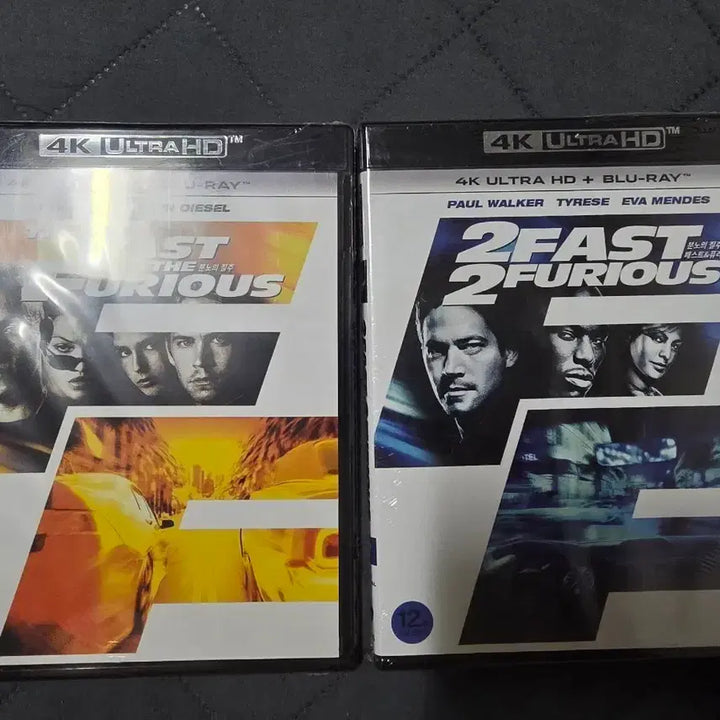 [BUNJANG] Fast &amp; Furious 1 &amp; 2 4K UHD Blu-ray Bundle (Sealed) / 분노의 질주 1, 2 편 4K UHD 블루레이 미개봉 일괄