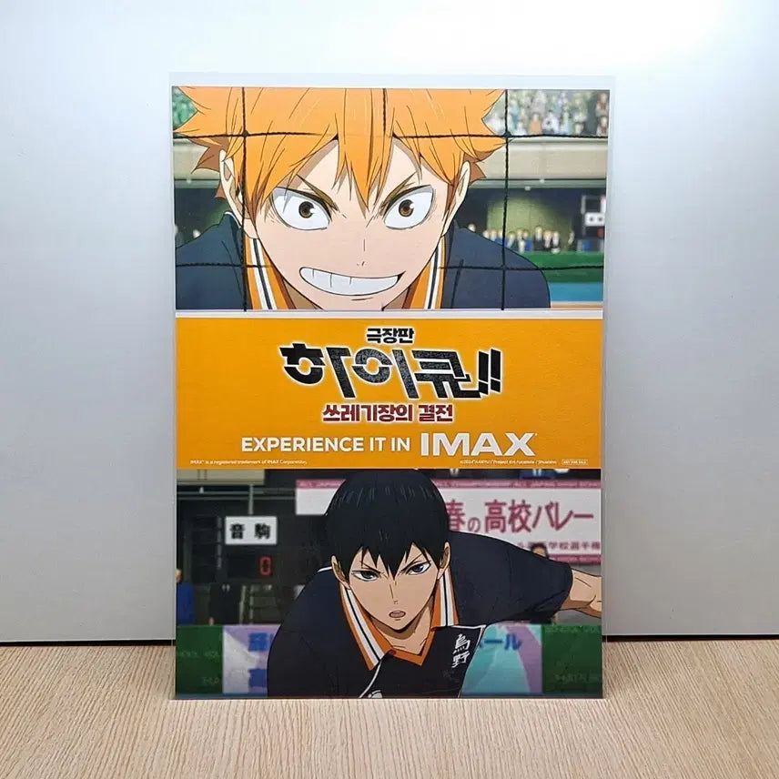 [BUNJANG] Haikyuu!! The Dumpster Battle Premiere IMAX Poster / 극장판 하이큐 쓰레기장의 결전 히나타 카게야마 아이맥스 포스터