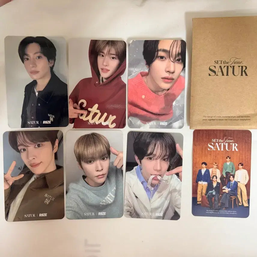 [BUNJANG] RIIZE Seater Photocard Bundle Set / 라이즈 세터 포카 일괄 양도