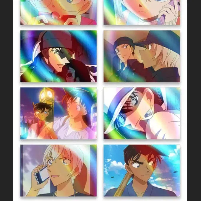 [BUNJANG] Detective Conan Official Postcard Set - Includes Kid the Phantom Thief, Shuichi Akai, and Ai Haibara / 코난 공식 엽서 100장 판매 괴도키드하인성아무로하이바라