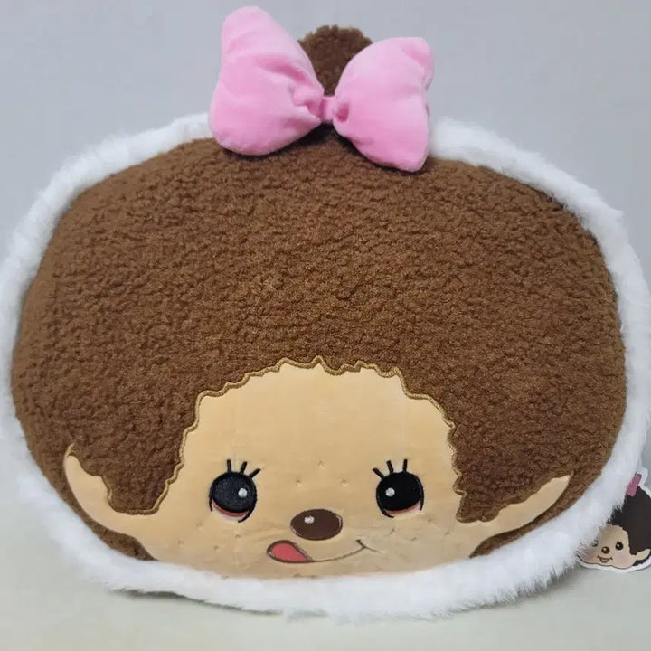 [BUNJANG] Monchhichi Face Cushion Pillow / (새제품) 몬치치 페이스 쿠션 겸 베개