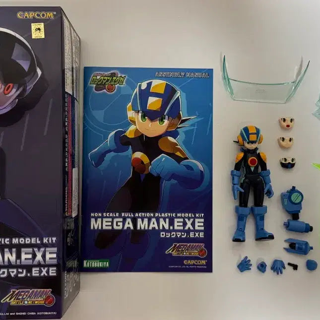 [BUNJANG] Kotobukiya Mega Man EXE Dark Mega Man EXE Plastic Model Kit Bundle Set / 코토부키야 록맨 EXE ,다크 록맨 EXE 프라모델 일괄판매