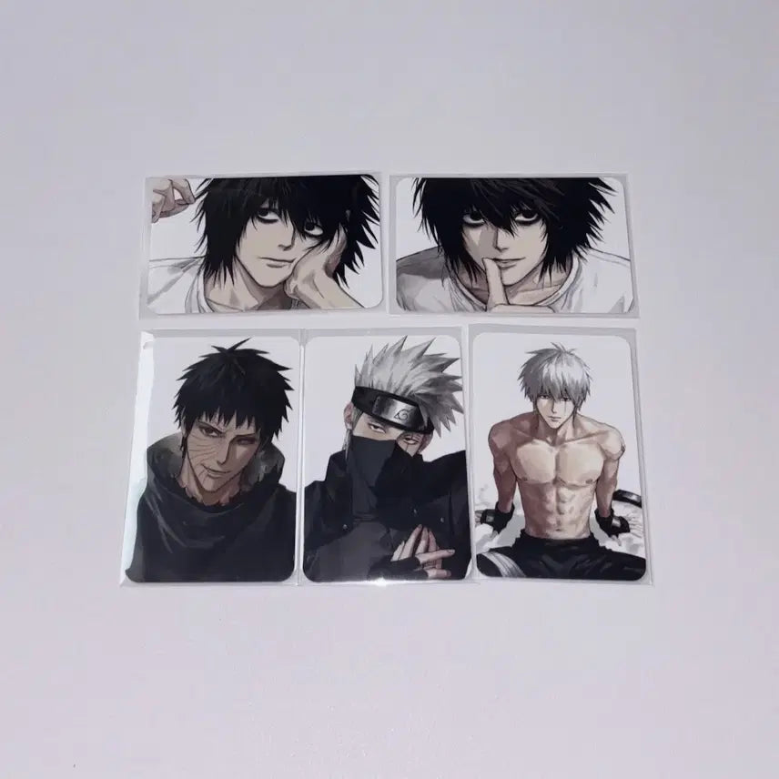 [BUNJANG] Death Note L Kakashi Obito Photocard Bundle Set / 쏘님 데스노트 엘 카카시 오비토 포카