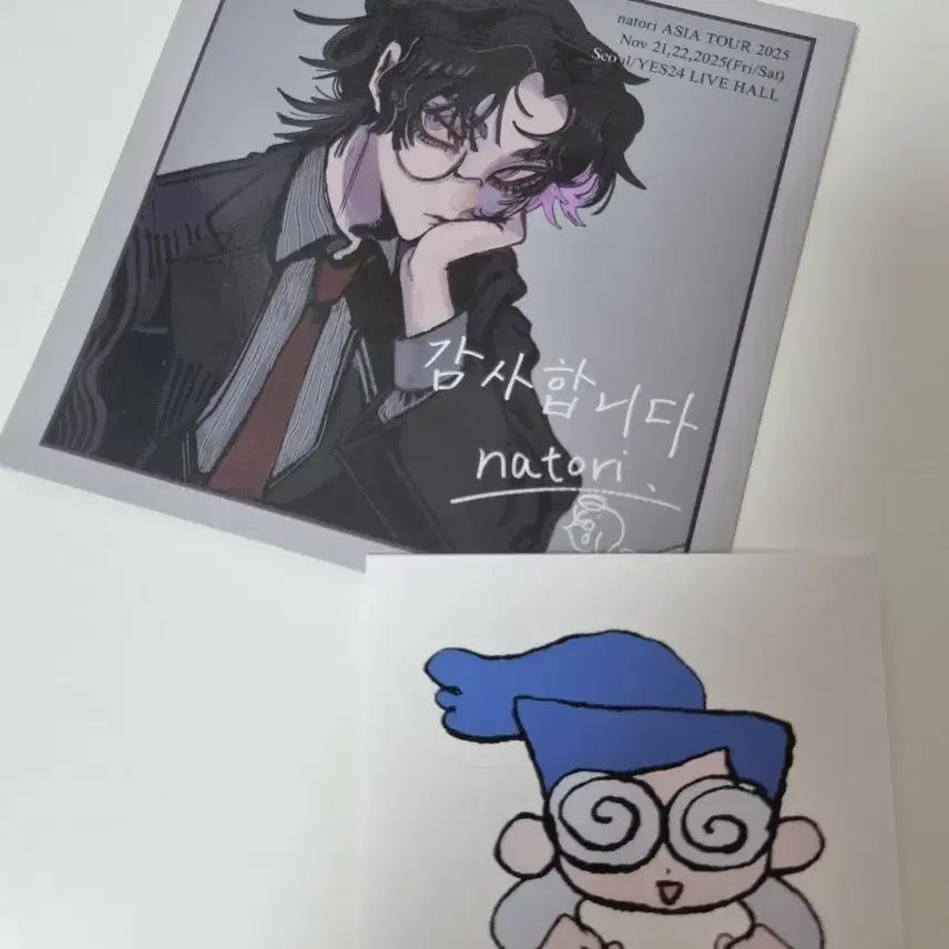 [BUNJANG] Natori Concert Exclusive Postcard Sticker Bundle Set / 나토리 내한 특전 엽서 스티커 일괄