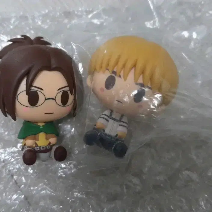 [BUNJANG] Attack on Titan Chokonokko Hanji &amp; Armin Figure Bundle Set / 진격의거인 제일복권  한지 아르민 초코노코 일괄