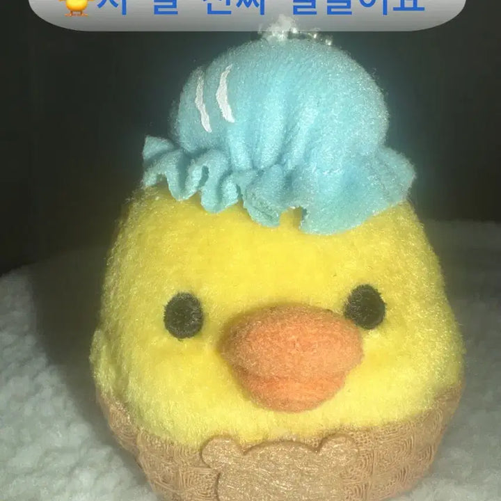 [BUNJANG] Kiiroitori Mint Chocolate Ice Cream Vintage Doll Keychain / 키이로이토리 민트초코 아이스크림 빈티지 고전 인형 키링