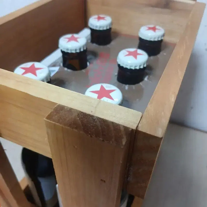[BUNJANG] Chilsung Cider 1950s First Production Retro Limited Edition 6-Bottle Wooden Box / 50년 최초 칠성사이다 미개봉 레트로 복고 한정판 6개 목재박스