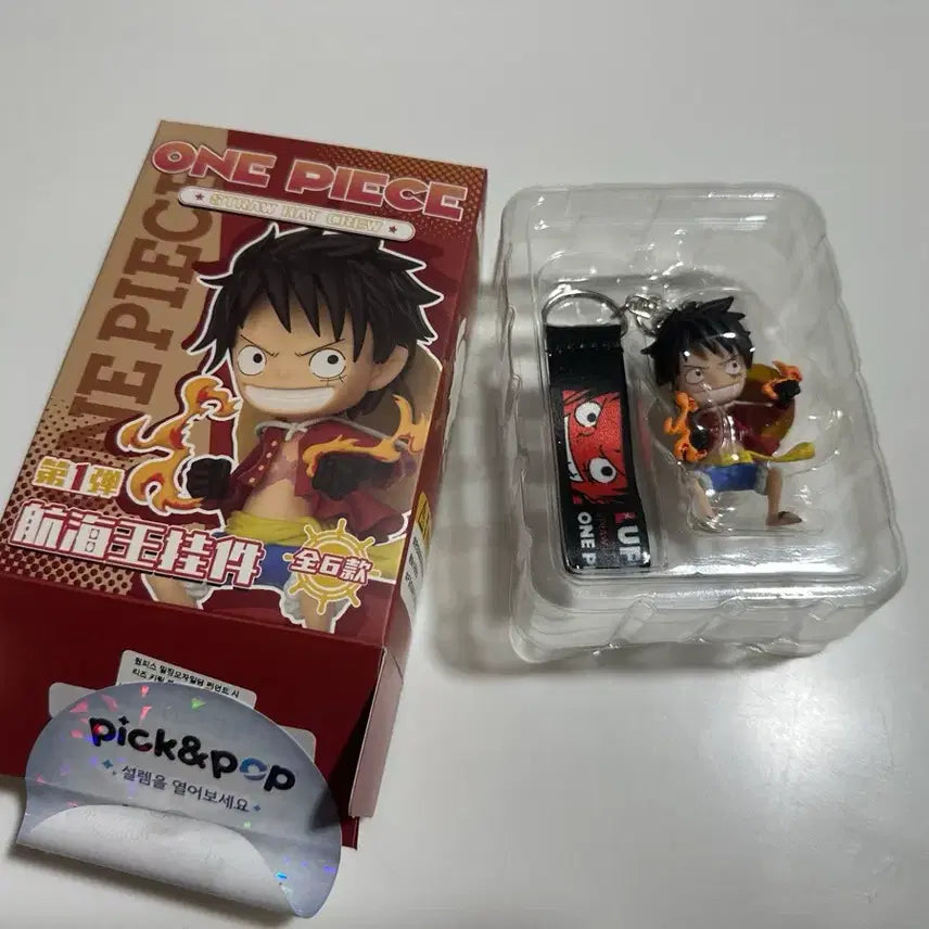 [BUNJANG] Pick&amp;Pop One Piece Pendant Series Keychain Luffy / [픽앤팝] 원피스 펜던트 시리즈 키링 루피 판매!