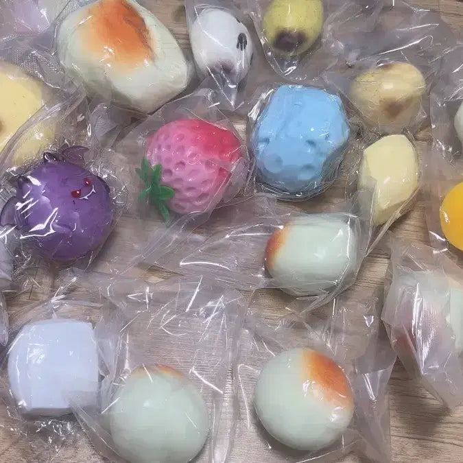 [BUNJANG] Pudding Tintan Morning Bread Crunch Slime / 타오바오 푸딩탄탄 모닝빵 크런치 슬랑이