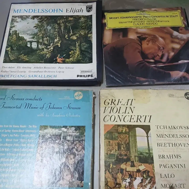 [BUNJANG] Classical LP Collection (15 Records) &amp; LaserDisc (1 Disc) / 클래식LP 15장외 LD