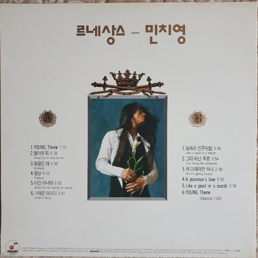 [BUNJANG] Min Chi Young Renaissance LP / 민치영 - 르네상스 LP