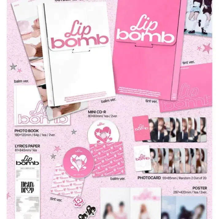 [BUNJANG] Rescene Lip Balm Album White / Rescene 립밤 앨범 화이트