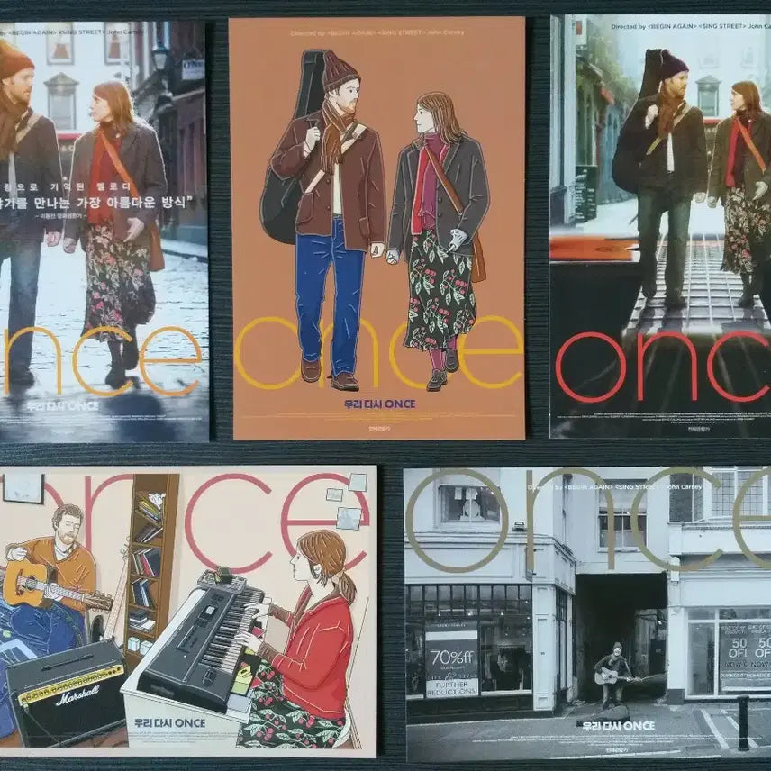 [BUNJANG] Once Upon a Time in Hollywood 5 Types Re-release Postcard Set / 영화 원스 5종 재개봉 엽서
