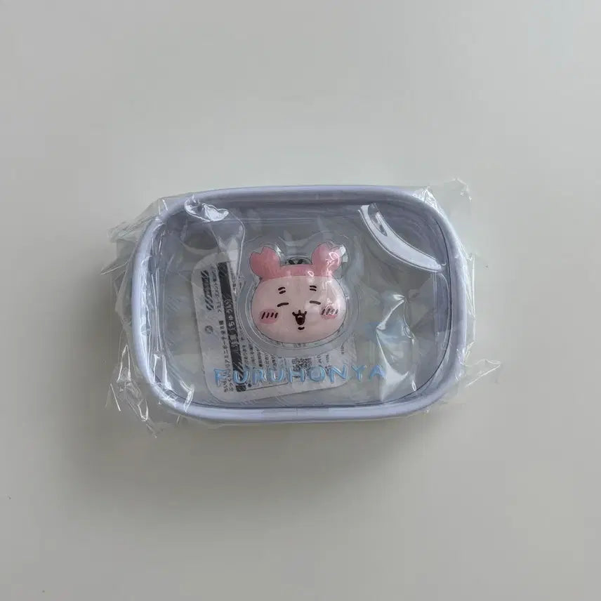 [BUNJANG] Chiikawa Fukuri Clear Mini Pouch (Crab) / 치이카와 풋쿠리 클리어 미니 파우치 (카니)