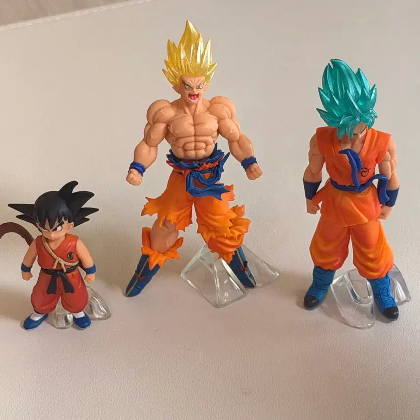 [BUNJANG] Dragon Ball Goku Figure Bundle Set / 드래곤볼 손오공 3개 일괄