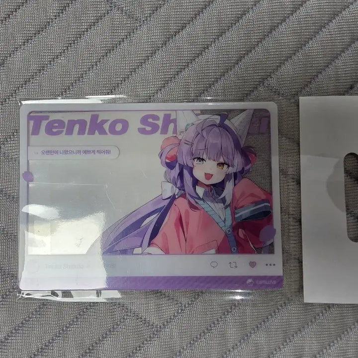 [BUNJANG] Stellive Tenko Shibuya SNS Clear Card / 스텔라이브 텐코 시부키 sns클리어카드