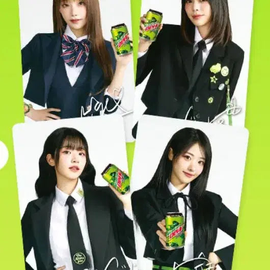 [BUNJANG] QWER Mountain Dew Photocard (Sealed) / [미개봉] QWER 마운틴듀 포토카드