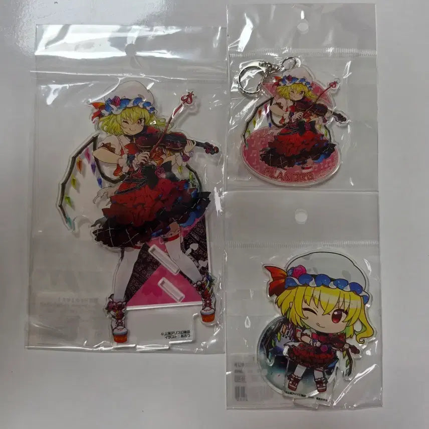 [BUNJANG] Touhou Project Flandre Scarlet Acrylic Bundle Set / 동방프로젝트 플랑도르 아크릴 일괄