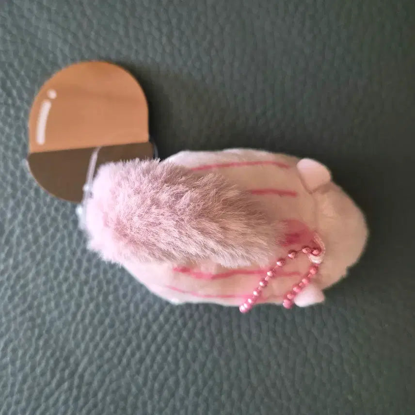 [BUNJANG] Pink Squirrel Plush Keychain / 핑크 다람쥐인형 키링 꼬리펑