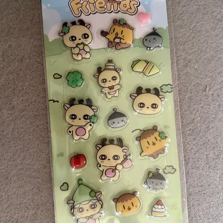 [BUNJANG] Park Ji Hoon Soshimi Friends 3D Sticker / 박지훈 소심이 프렌즈 입체 스티커