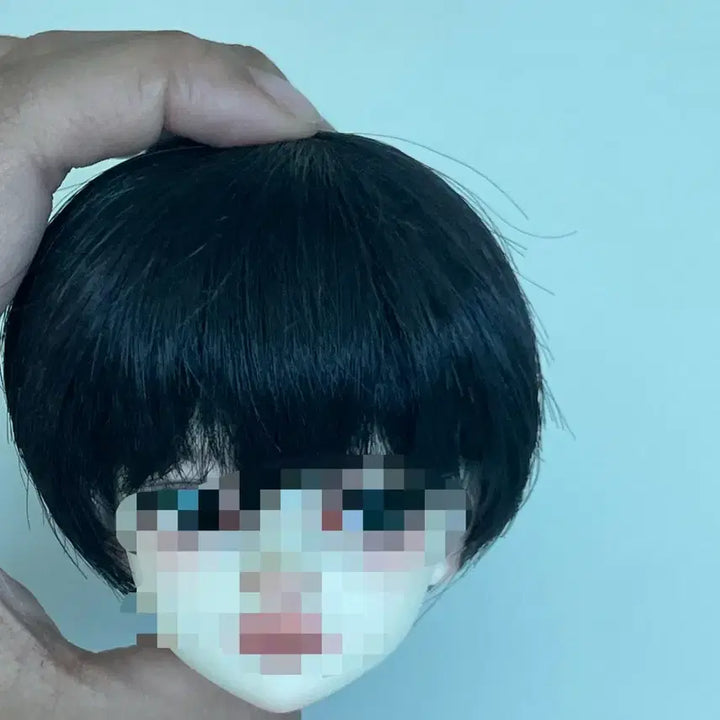 [BUNJANG] Luts MSD Ball-Jointed Doll Wig Deep Black/Silent Black / 루츠 msd 가발 구체관절인형