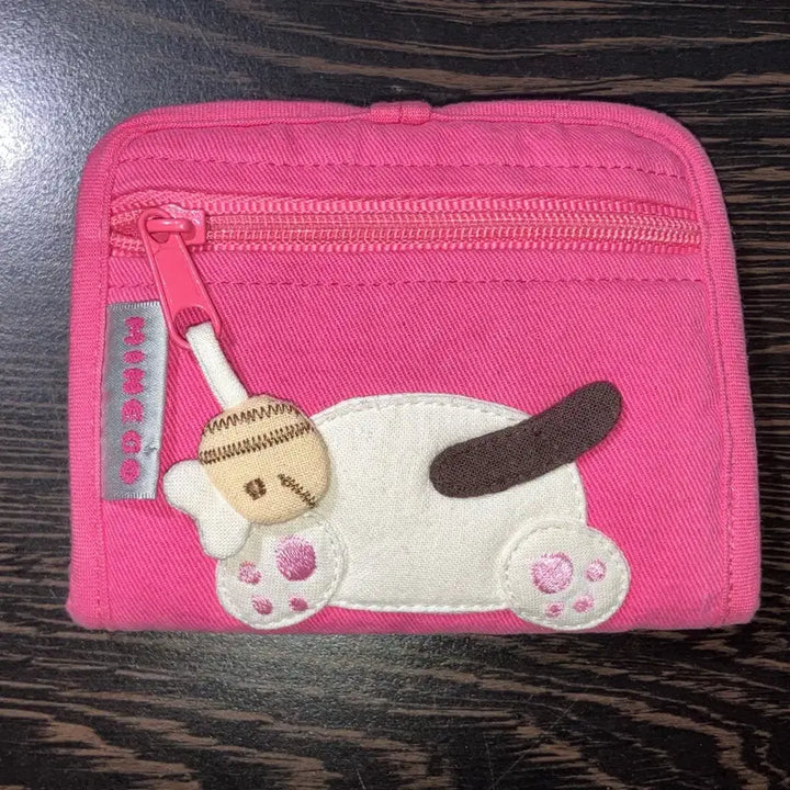 [BUNJANG] Mineco Strawberry Red Card Wallet / 급처))고전 문구 고양이 딸기 미네코 빨강 카드 지갑, 지갑