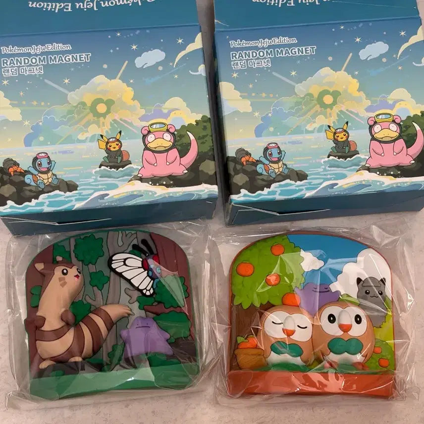 [BUNJANG] Pokemon Jeju Random Magnet Bundle Set / (2개일괄) 포켓몬스터 제주 랜덤 마그넷