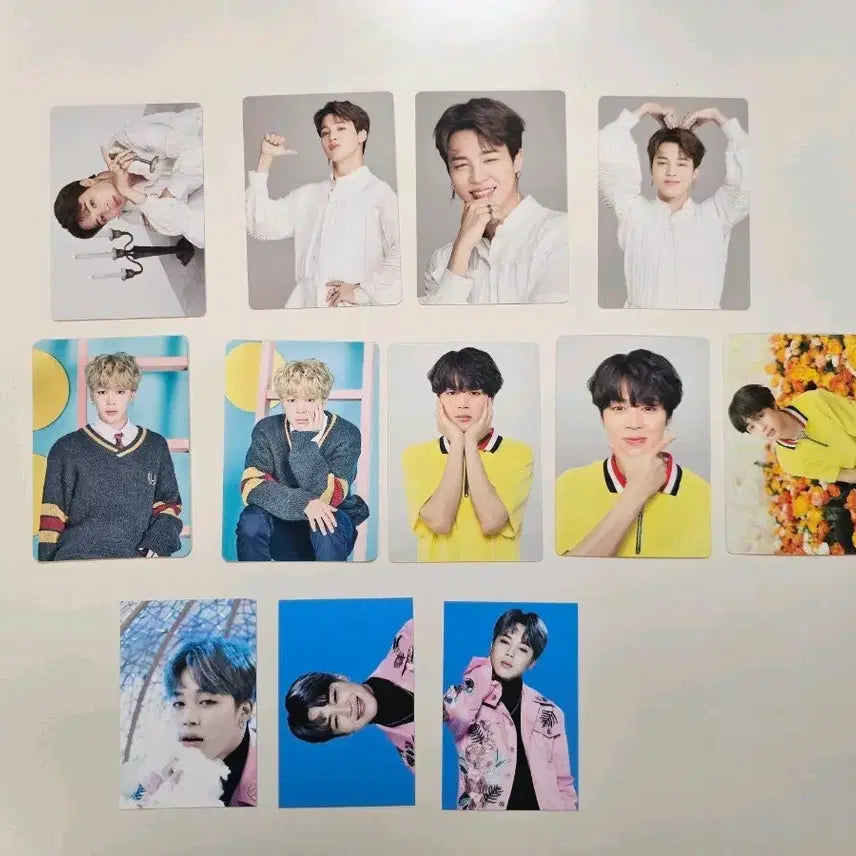 [BUNJANG] BTS Jimin Mini Photocard Set (12 pcs) / 방탄소년단 bts 지민 미니 포토카드 12장