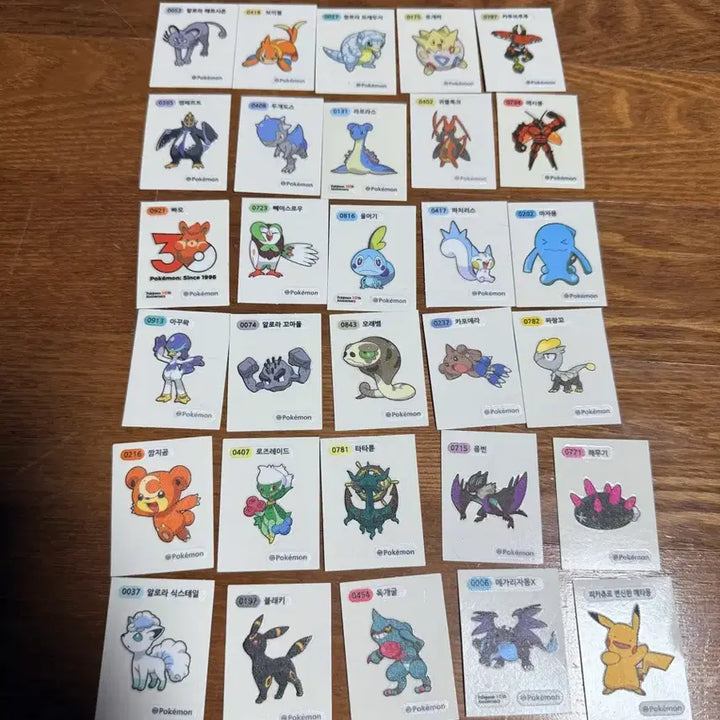 [BUNJANG] Pokemon Stickers (109 pcs) / 포켓몬스티커 109장 팔아요