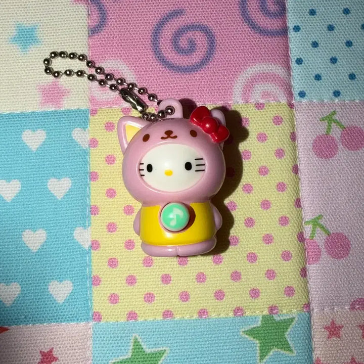 [BUNJANG] Sanrio Hello Kitty Face Changing Keychain (2005) / 고전 키티 얼굴 바뀌는 키링