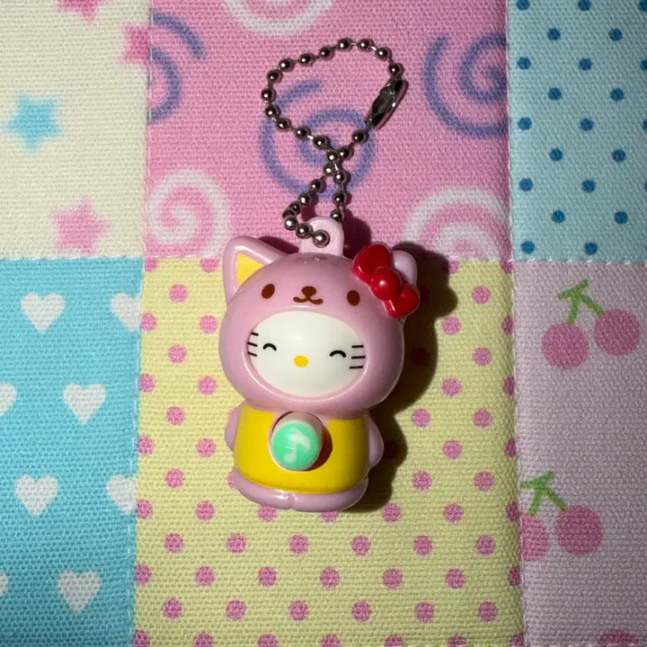 [BUNJANG] Sanrio Hello Kitty Face Changing Keychain (2005) / 고전 키티 얼굴 바뀌는 키링
