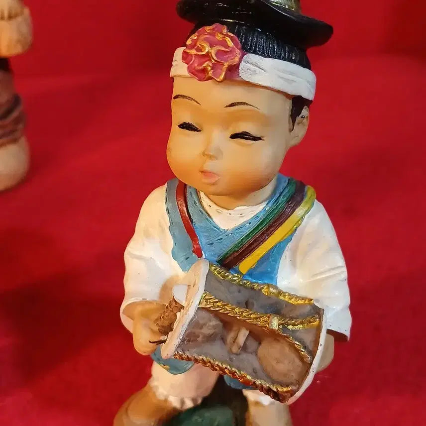 [BUNJANG] Vintage Korean Folk Doll Set (7 Pieces) / 빈티지 민속인형 7점