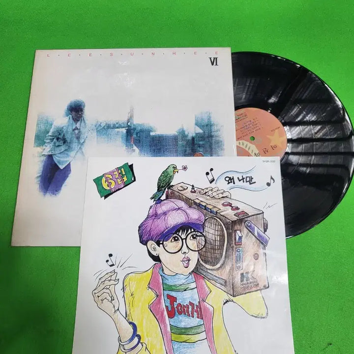 [BUNJANG] Lee Sun Hee 4-Record Vinyl Set / -LP- 이선희 음반 LP 4장