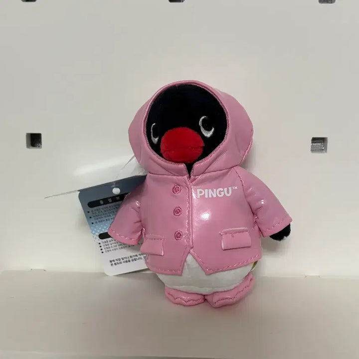 [BUNJANG] Pingu Plush Toy in Raincoat / 우비 핑구 인형 판매