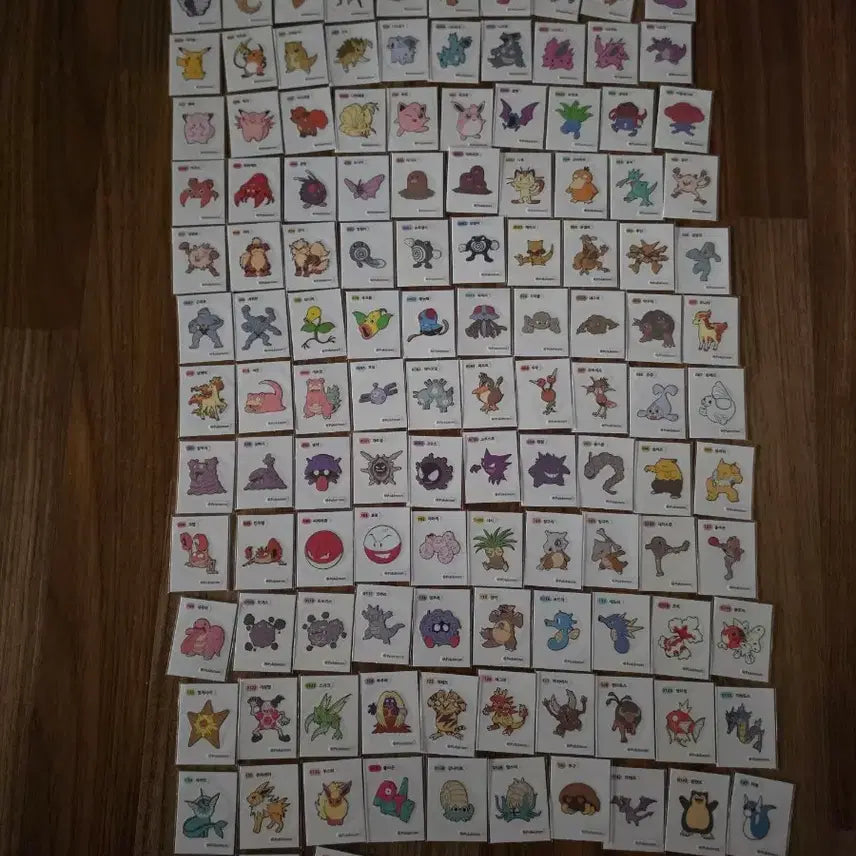 [BUNJANG] Pokemon Sticker Collection (Gen 1 &amp; 2) - 227 Pieces / 포켓몬 띠부씰 1세대 133장 2세대 94장 총 227장 일괄판매합니다