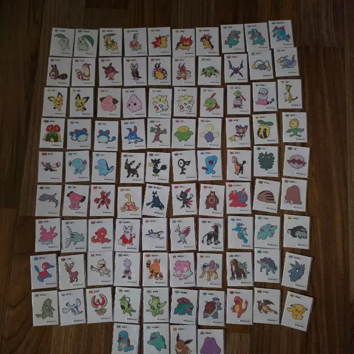 [BUNJANG] Pokemon Sticker Collection (Gen 1 &amp; 2) - 227 Pieces / 포켓몬 띠부씰 1세대 133장 2세대 94장 총 227장 일괄판매합니다