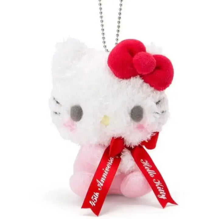 [BUNJANG] Sanrio Hello Kitty 45th Anniversary Mascot Plush Doll / 산리오 헬로 키티 45주년 마스코트 인형