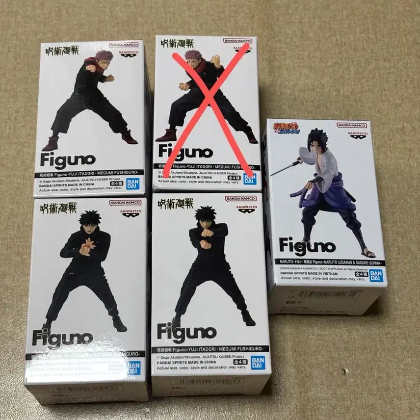 [BUNJANG] Banpresto FiguArt Mini Character Figures (Set of 3) / 반프레스토 피그노 3종 판매합니다