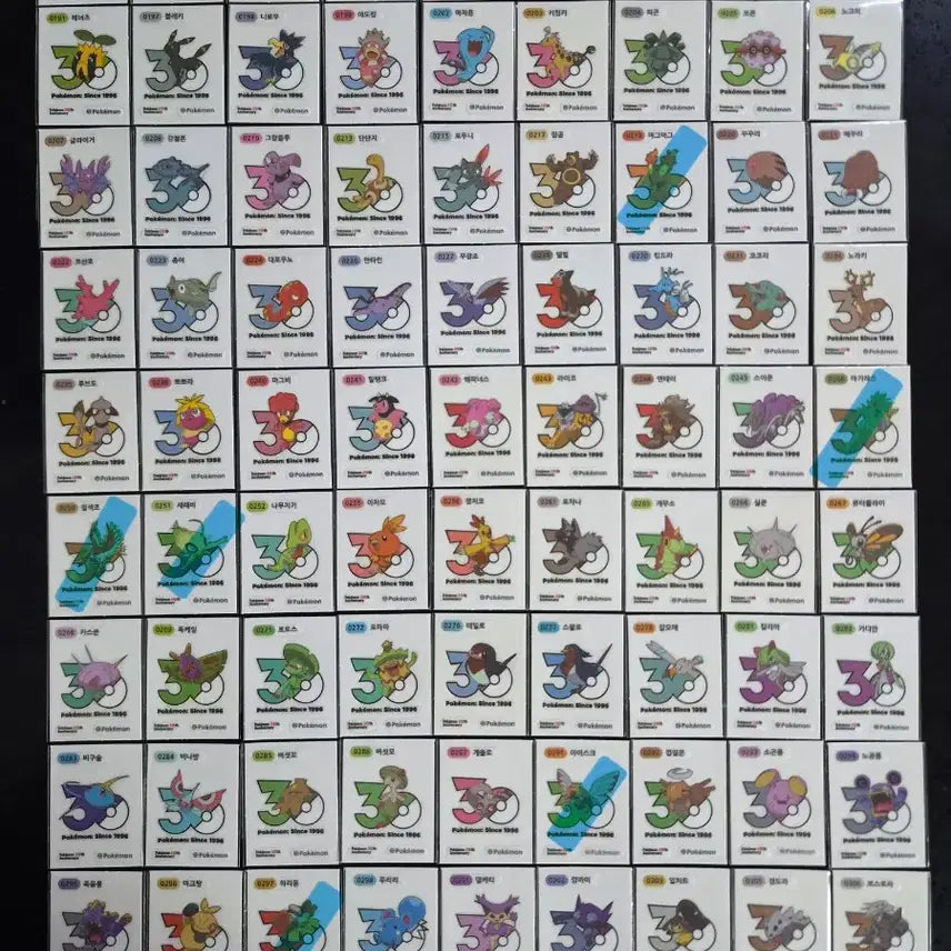 [BUNJANG] Pokemon 30th Anniversary Logo Seal - Mewtwo / 포켓몬 띠부씰 신규 30주년 로고씰 띠부실 뮤