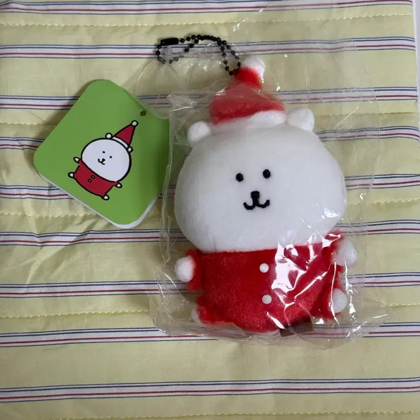 [BUNJANG] Santa Nongdamgomi Bear Doll Keyring (Sealed) / 산타농담곰