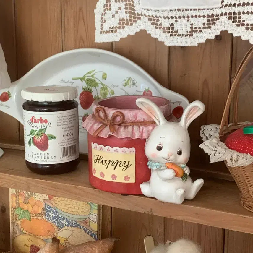 [BUNJANG] Vintage Jam Rabbit Planter / 빈티지 쨈 토끼 플랜터