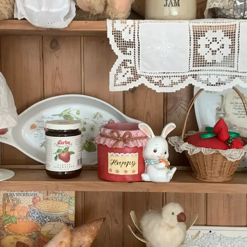 [BUNJANG] Vintage Jam Rabbit Planter / 빈티지 쨈 토끼 플랜터