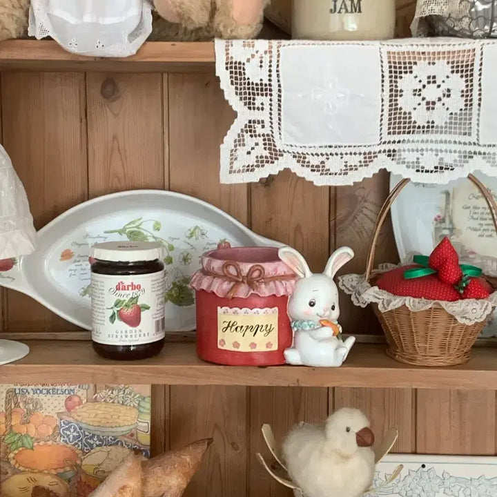 [BUNJANG] Vintage Jam Rabbit Planter / 빈티지 쨈 토끼 플랜터