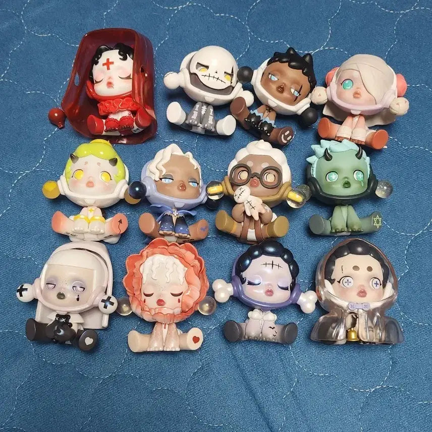 [BUNJANG] Pop Mart Skullpanda Ancient Castle Figure Bundle Set (Includes Secret) / 시크릿포함 팝마트 스컬판다 에이션트캐슬 피규어 일괄
