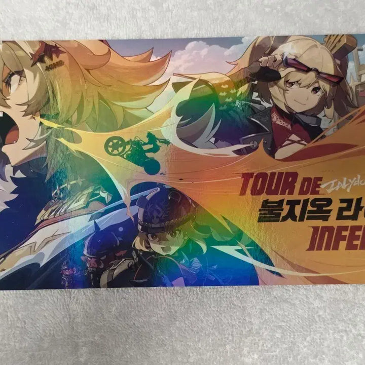 [BUNJANG] Zenless Zone Zero Aniplex Popup Exclusive Postcard Buljiok Riding / 젠레스 존 제로 애니플러스 팝업 특전 포스트 카드 불지옥 라이딩